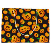 Spooky Jack-O-Lantern Halloween Gift Bag Groot Cadeauzakje (Achterkant)