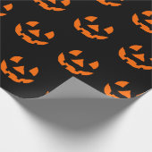 Spooky Jack-O'-Lantern Halloween inpakpapier (Hoek)