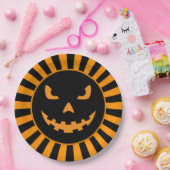 Spooky Jack-O'-Lantern Halloween Paper Bord (Feest)