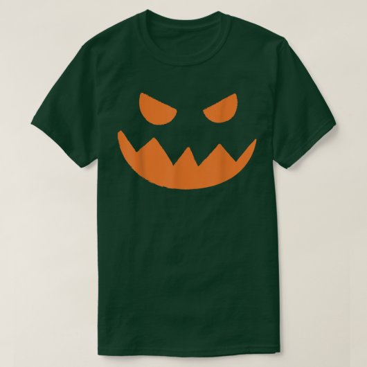 Spooky Jack O Lantern Halloween Party Pumpkin Patc T-shirt (Design voorkant)