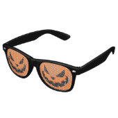 Spooky Jack O Lantern Halloween Retro Zonnebril (Gekanteld)