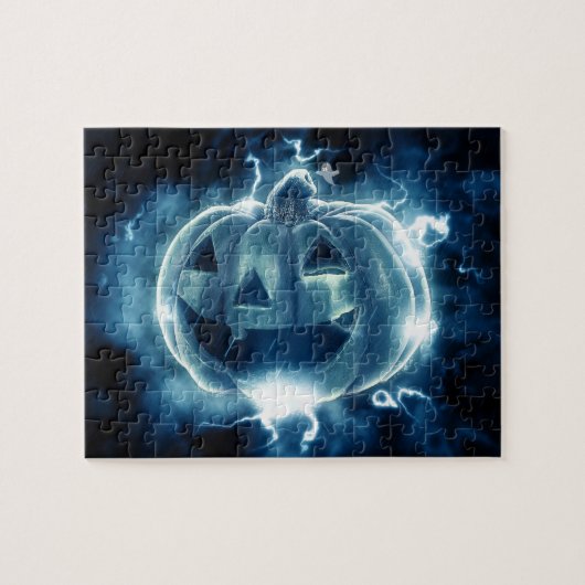 Spooky Jack-o-Lantern Jigsaw Puzzle Legpuzzel (Horizontaal)