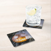 Spooky Jack-o-lantern Kartonnen Onderzetters (Insitu)