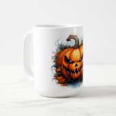 Spooky Jack-O-Lantern Koffiemok (Voorkant links)