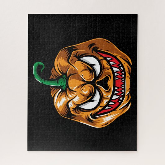 Spooky Jack-O-Lantern Legpuzzel (Verticaal)