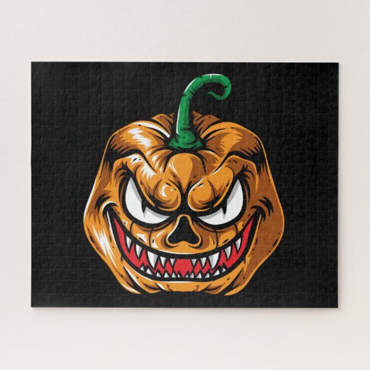 Spooky Jack-O-Lantern Legpuzzel (Horizontaal)
