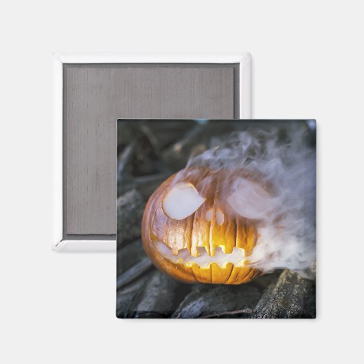 Spooky Jack-o-lantern Magneet (Voorkant / Achterkant)