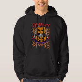 Spooky Jack-O-Lantern met schedel en skelet hand Hoodie (Voorkant)