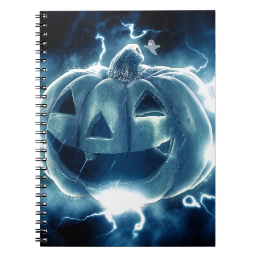 Spooky Jack-o-Lantern Notitieboek (Voorkant)