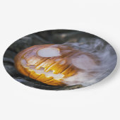 Spooky Jack-o-lantern Papieren Bordje (Gekanteld)