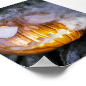 Spooky Jack-o-lantern Poster (Hoek)