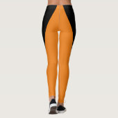 Spooky Jack O Lantern Pumpkin Oranje Halloween Leggings (Achterkant)