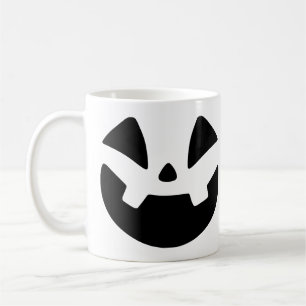 Spooky Jack-o'-Lantern Silhouette Halloween Mok