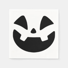 Spooky Jack-o'-Lantern Silhouette Halloween Mok Servet