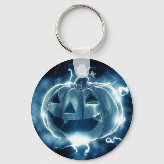 Spooky Jack-o-Lantern Sleutelhanger (Voorkant)