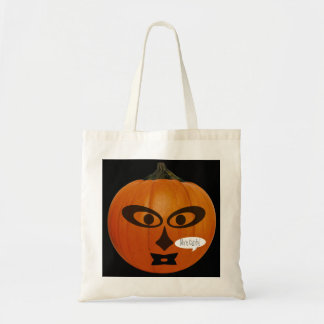 Spooky Jack-O-Lantern Trick or treat Canvas tas