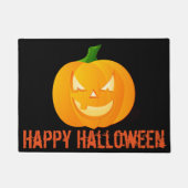 Spooky Jack O'Lantern Happy Halloween Deurmat (Voorkant)