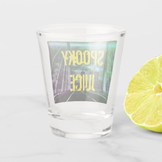 Spooky Juice Shot Glas (Achterkant)