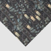 Spooky kaarsen en wijnstokken tissuepapier (Detail)