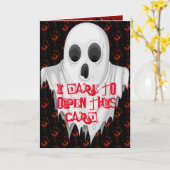 Spooky Kaart (Gele Bloem)