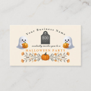 Spooky Kantoor Halloween Party Essentials Visitekaartje