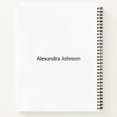 Spooky kat & pompoenen | Halloween Notitieboek (Achterkant)