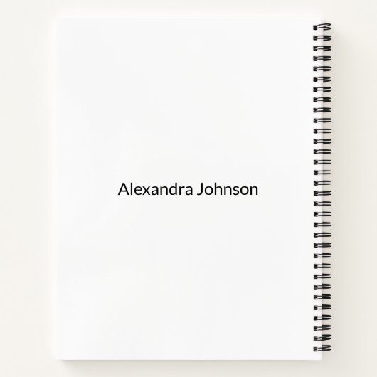 Spooky kat & pompoenen | Halloween Notitieboek (Achterkant)