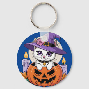 Spooky Kat Sleutelhanger