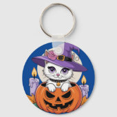 Spooky Kat Sleutelhanger (Achterkant)