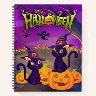 Spooky Katten Sketch Book Notitieboek
