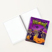 Spooky Katten Sketch Book Notitieboek (Binnen)