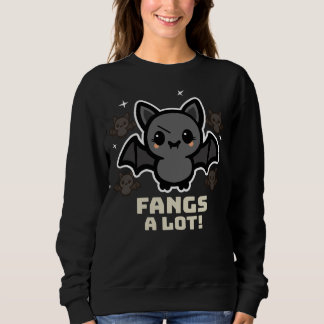 Spooky Kawaii Bat Halloween Vrouwen Sweatshirt