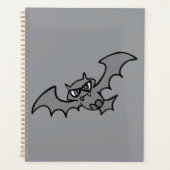 Spooky Kawaii Evil Vampire Bat Planner (Voorkant)