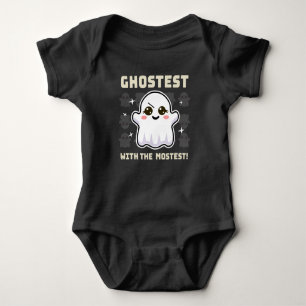 Spooky Kawaii Ghost Halloween Baby. kostuum Romper