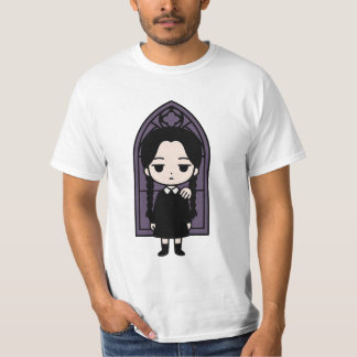 Spooky Kawaii Gothic Girl | Dark Academia-Sticker T-shirt