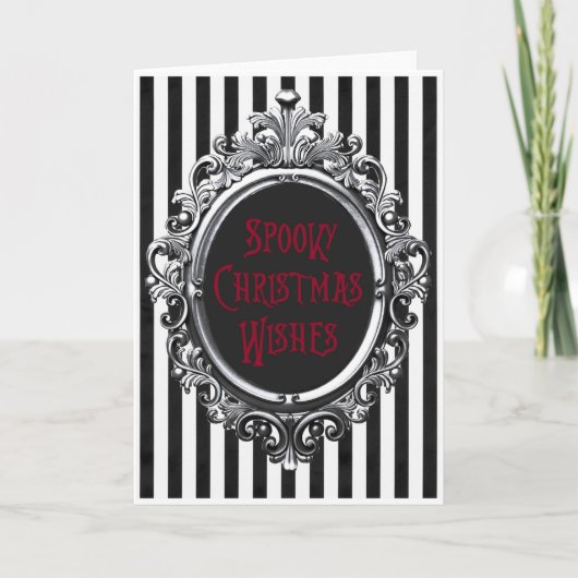 Spooky kerstwensen kerst Kaart (Voorkant)