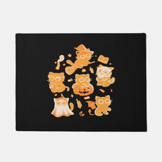 Spooky Kittens Classic T-shirt Deurmat (Voorkant)