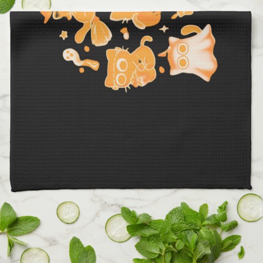 Spooky Kittens Classic T-shirt Theedoek (Gevouwen)