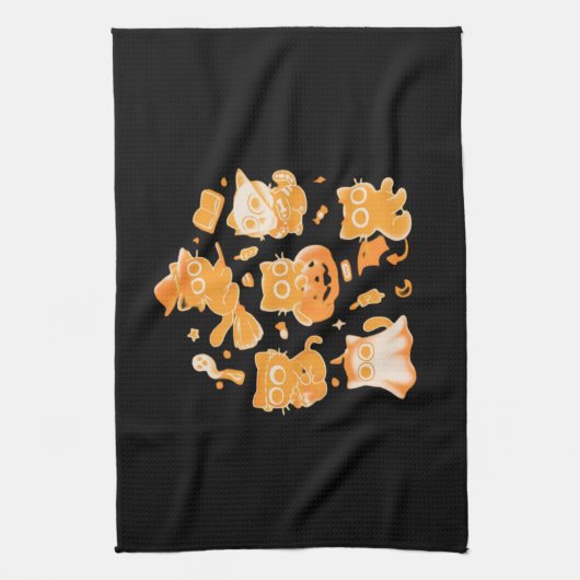 Spooky Kittens Classic T-shirt Theedoek (Verticaal)