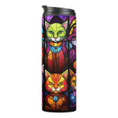 Spooky Kitty Cat Thermosbeker (Geroteerd rechts)