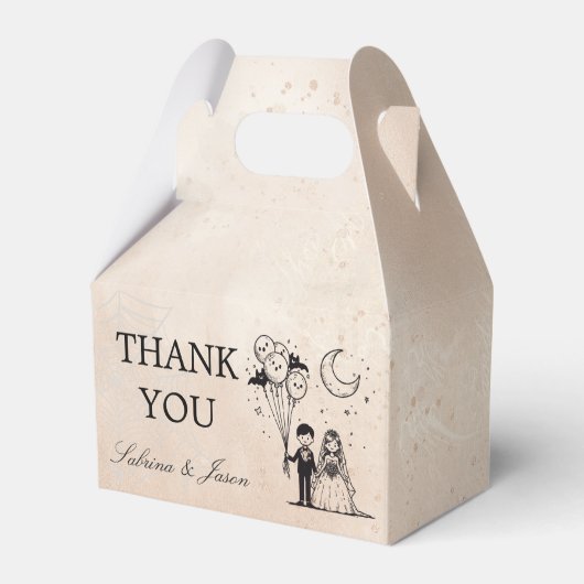 Spooky Kleine Paar Bedankdoosjes (Voorkant Zijde)