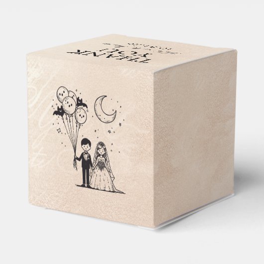 Spooky Kleine Paar Bedankdoosjes (Achterkant)