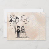 Spooky Kleine Paar Bedankkaart (Achterkant)