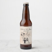 Spooky Kleine Paar Bier Etiket (Voorkant)