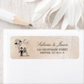 Spooky Kleine Paar Etiket (Insitu)