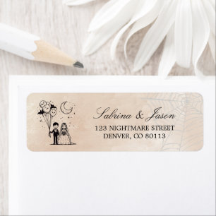 Spooky Kleine Paar Etiket