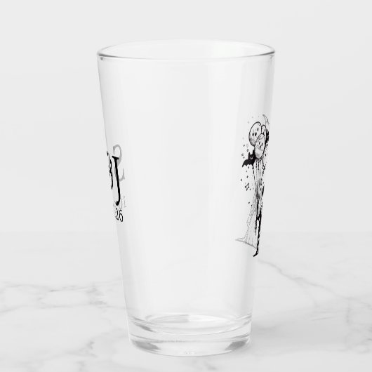 Spooky Kleine Paar Glas (Rechts)