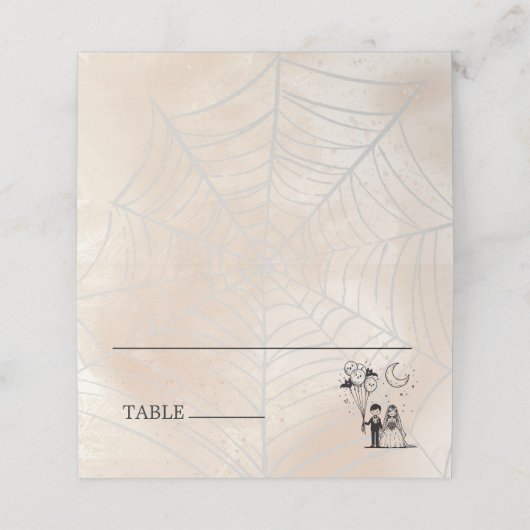 Spooky Kleine Paar Plaatskaartje (Buitenkant ongevouwen)