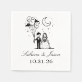 Spooky Kleine Paar Servet (Voorkant)