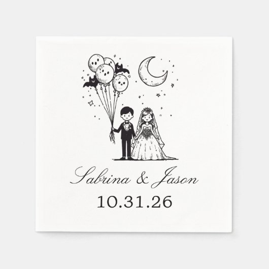 Spooky Kleine Paar Servet (Voorkant)